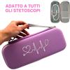 Porta Stetoscopio Rigido Lilla - La Custodia Ideale per la Protezione e l'Organizzazione del Tuo Stetoscopio