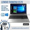 Lenovo ThinkPad E570 Core i5-7200u Ram 8gb SSD 240gb PC Notebook 15,6" GRADO A-