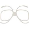 Crullé Clip on universale per maschere da sci con diottrie | Occhiali da Vista Graduati | Unisex | Quadrati | Trasparente | Adrialenti