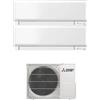 MITSUBISHI Climatizzatore Dual Split Inverter 12000 + 12000 Btu Condizionatore con Pompa di Calore Classe A++/A+ R32 (Unità Interna + Unità Esterna) colore Bianco - MSZ-LN35VG(2)B + MSZ-LN35VG(2)B + MXZ-2F53VF2(3) Kirigamine Style