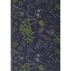 TOTTO - Quaderno A5 copertina rigida a righe, Quaderno A5 a quadretti, 80 fogli da 90 gr, per scuola, istituto o università, materiale scolastico, resistente per l'uso quotidiano, stampa nero e verde