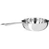 AGNELLI 1907 Aluinox Padella a Mantecare in Alluminio e Acciaio 1 manico 24 cm