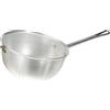 Baldassare Agnelli Pentole Agnelli Family Cooking Alluminio Colapasta con Manico e Gancio, Argento, 22 cm