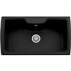 Plados HR0860-70 Lavello 1 vasca 86 x 50 cm Serie Harmony 86-00 vascone finitura 70 MicroULTRAGRANIT NERO MATT