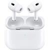 Air pods Apple AirPods Pro 2 wireless con custodia di ricarica MagSafe Usb-C Bianco MTJV3 Garanzia Europa