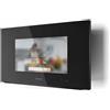 Faber Selezione Faber Cappa a parete K-AIR TOUCH KL A80 330.0615.671 finitura vetro nero/marrone da 80 cm