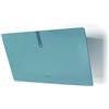 Faber Selezione Faber Cappa a parete GLAM LIGHT ZERO DRIP PLUS DB M A80 330.0615.734 finitura vetro blu polvere opaco da 80 cm