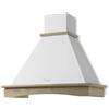 Faber Selezione PRONTA CONSEGNA - Faber Cappa a parete RANCH 90 NF 321.0693.747 finitura bianco da 90 cm - Cornice non inclusa