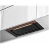 Faber Selezione Faber Cappa da incasso BI-AIR KL A52 305.0615.686 finitura vetro nero/marrone da 52 cm