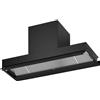 Faber Selezione PRONTA CONSEGNA - Faber Cappa da incasso IN-NOVA ZERO DRIP LITE A120 BK 305.0720.621 finitura inox e vetro nero da 120 cm