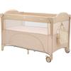 Kikka Boo Lettino Culla Neonato da Campeggio, Viaggio, Portatile Pieghevole + Borsa colore Beige - Milky Way