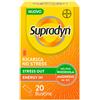 BAYER SpA Supradyn Ricarica No Stress Integratore Multivitaminico con Magnesio ed Estratti Vegetali di Rhodiola e Melissa per combattere la Stanchezza Fisica e Mentale, Gusto Limone, 20 Bustine