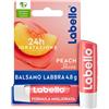 BEIERSDORF SpA Labello Peach Shine 4.8 g, Burrocacao labbra colorato e idratante all'aroma di Pesca