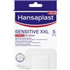 BEIERSDORF SpA Hansaplast Cerotti Sensitive XXL, Cerotti medicazione per ferite medio-grandi, 5 pezzi da 8 x 10 cm