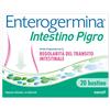 OPELLA HEALTHCARE ITALY Srl Enterogermina Intestino Pigro 20 bustine, Fermenti Lattici, Probiotici, Prebiotici, FOS, Integratore Regolarità Intestinale, con Psillio, Ibisco, Ippocastano, Opuntia, Gusto Frutti di Bosco