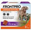 BOEHRINGER ING.ANIM.H.IT.SpA FRONTPRO 3 Compresse Masticabili 25-50 Kg 136 Mg
