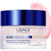 URIAGE LABORATOIRES DERMATOLOG URIAGE AGE ABSOLU Maschera notte ridensificante antirughe per il viso con RETINOLO, ACIDO IALURONICO e BURRO DI KARITÉ I Booster di Procollagene X6 - 50ML