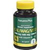 LA STREGA Srl Nature's Plus Cal/Mag/Vit D3 con Vitamina K2 Integratore Vitaminico