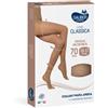 ITALSILVA COMMERCIALE Srl Sauber Pharma - Linea Classica - Collant Punta Aperta Maglia Microrete 70 Den (13-17 mmHg) - Taglia 2 Neutro Beige