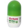 URAGME Srl FORHANS MINI DEO Deodorante Roll on 24h ALOE FRESH 20ml