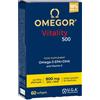 U.G.A. Nutraceuticals Srl Omegor Vitality 500 - Integratore per cuore e circolazione - 60 capsule