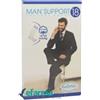 GLORIA MED SpA Gloria Med Man'Support 18-20 mmHg Gambaletto Cotone Nero Taglia 6°