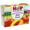 HIPP ITALIA Srl Hipp Biologico Merenda Di Frutta Mela e Pesca 4x100g