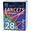 MED TRUST ITALIA Srl WELLION LANCETTE PUNGIDITO G28 25 pezzi
