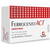 PHARMASUISSE LABORATORIES Srl Ferrocento ACT Integratore di Ferro 30 Capsule Molli