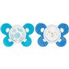 CHICCO (ARTSANA SpA) Chicco Physio Comfort Succhietti Silicone 6-16m Blu 2 Pezzi