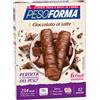 NUTRITION & SANTE' ITALIA SpA Pesoforma Barrette al Cioccolato al Latte - 6 Pasti sostitutivi per perdita e mantenimento del peso corporeo - 12 barrette