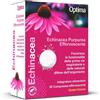 OPTIMA NATURALS Srl Optima Echinacea Purpurea Effervescente Integratore Benessere Vie Respiratorie 20 Compresse