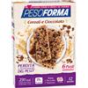 NUTRITION & SANTE' ITALIA SpA Pesoforma Barrette Ai Cereali E Cioccolato - 6 Pasti sostitutivi per perdita e mantenimento del peso corporeo - 12 barrette