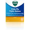 PROCTER & GAMBLE SRL Vicks Flu Tripla Azione Polvere Paracetamolo Influenza 10 Buste