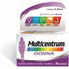GLAXOSMITHKLINE C.HEALTH.Srl Multicentrum Donna Integratore Alimentare Multivitaminico Vitamina D Calcio Ferro Acido Folico 30Cpr