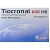 B.L.V. PHARMA GROUP Srl Tiocronal 600 HR Integratore Neurologico Antiossidante 20 Compresse