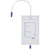 SAFETY SpA Safety Sacca Urina Gamba Con Valvola Di Scarico 10 cm 10 Pezzi