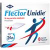 IBSA FARMACEUTICI ITALIA Srl FLECTOR UNIDIE - cerotto medicato contro mal di schiena, dolori articolari e muscolari - 8 Cerotti Medicati 14mg