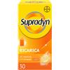 BAYER SpA Supradyn Ricarica Integratore Multivitaminico Completo con Vitamine A, B, C, D, E, K, Minerali e Coenzima Q10 contro la Stanchezza, Gusto Arancia, 30 Compresse Effervescenti