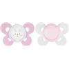 CHICCO (ARTSANA SpA) Chicco Physio Comfort Succhietti Silicone 6-16m Rosa 2 Pezzi