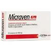 CETRA PHARMA Srl MICRAVEN PLUS 20CPR DA 1050MG
