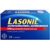 BAYER SpA Lasonil Antinfiammatorio e Antidolorifico, Per trattamento di Mal di Schiena, Dolori Muscolari e Articolari, con 220mg di Naprossene Sodico, 24 Compresse Rivestite