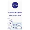BEIERSDORF SpA Nivea Clear-Up Strips Zona T 6 cerotti, Cerotti punti neri anti-imperfezioni per la pulizia viso