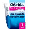 PROCTER & GAMBLE SRL Test di Gravidanza Clearblue con Indicatore delle Settimane, ti dice da quanto è avvenuto il concepimento, 1 Test digitale