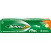 BAYER SpA Berocca Plus, Integratore Alimentare, contro Stanchezza Fisica e Mentale, con Vitamine B, Vitamina C, Calcio, Magnesio e Zinco, Gusto Arancia, 15 Compresse Effervescenti