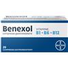 BAYER SpA Benexol, Trattamento per Carenza di Vitamine Gruppo B, a base di Vitamina B1, B6, B12, 20 Compresse Gastroresistenti
