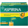 BAYER SpA Aspirina C, contro sintomi di Raffreddore, Influenza e Febbre, 400 mg di Acido Acetilsalicilico + 240 mg di Vitamina C, antinfiammatorio e analgesico, Gusto Arancia, 10 Bustine