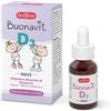STEVE JONES Srl Buonavit D3 Integratore Di Vitamina D Per Ossa Bambini Gocce 12 ml