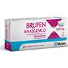 MYLAN SpA Brufen - Analgesico a base di Ibuprofene - 12 compresse rivestite - 200 mg