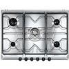 Smeg SRV57615 Piano Cottura Gas 5 Fornelli 70 cm Acciaio inox